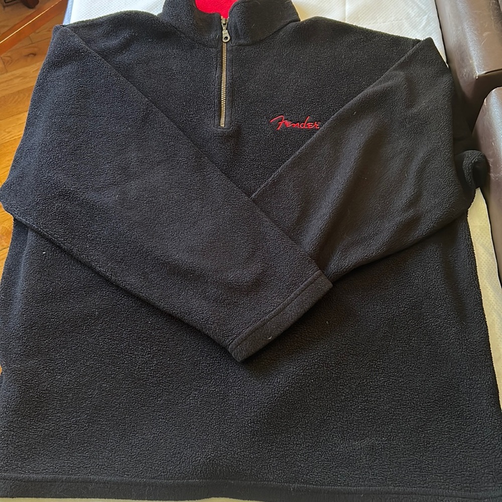 Vintage Fender Instruments Fleece Sweater Unisex XL Guitars Sweatshirt